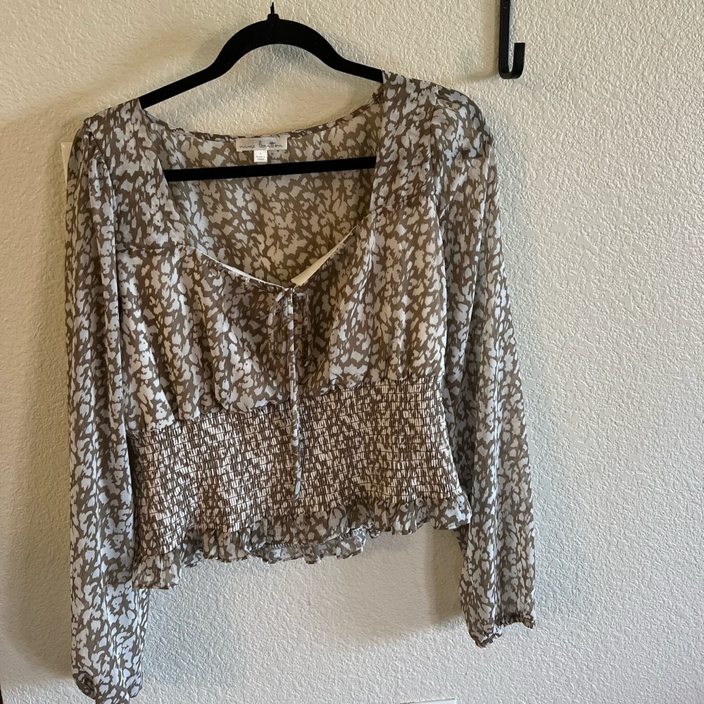 Cropped blouse